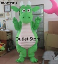 Easter Green / Purple Dragon Mascot Costume Cosplay Party Carnival Dress Xmas for sale  Shipping to South Africa