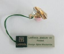 RARE Lapponia / Björn Weckström ring in 14 carats gold and platinum for sale  Shipping to South Africa