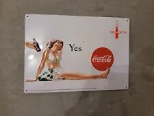 Coca cola blechschild gebraucht kaufen  Bergeborbeck