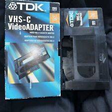 Adaptador de vídeo cassete TDK VHS-C adaptador VHS-C para VHS VCR ~ Trl8#35 comprar usado  Enviando para Brazil
