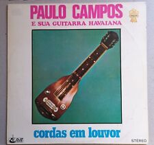 PAULO CAMPOS LP Guitarra Havaiana Gospel Brasil Instrumental OBSCURO RARO comprar usado  Brasil 