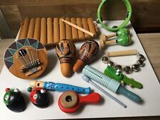 Bundle wooden musical for sale  UK