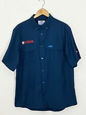 AFTCO Shirt Mens Button Up Fishing Shirt Size Med Yamaha XTO Pocket Vented for sale  Shipping to South Africa