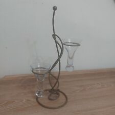 Metal candle holder for sale  UK