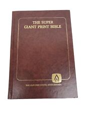 Super Giant Print Bible Old Time Gospel Hour Edition KJV Nowy Testament 1982 na sprzedaż  Wysyłka do Poland