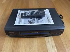 Reproductor de casete de video VHS VCR estéreo Panasonic PV-V4530S línea azul control remoto PROBADO segunda mano  Embacar hacia Argentina