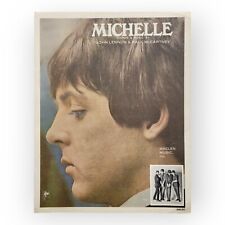 Partitura vintage de los Beatles Michelle - Lennon/McCartney 1965, usado segunda mano  Embacar hacia Argentina