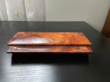 Polished wood desk for sale  CHIPPENHAM