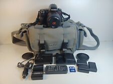 Sony SLT-a55V w/Sony DT 1.8/35 SAM Lens, Remote, Chargers, 5 Batterys Works  for sale  Shipping to South Africa