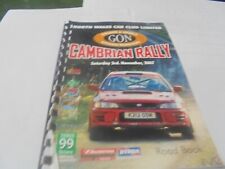 Cambrian rally 2007 for sale  COLWYN BAY