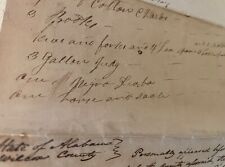 1827 handwritten manuscript for sale  Jamaica
