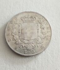Moneta lire 1873 usato  Italia