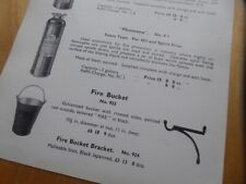 Fire bucket bracket for sale  ABERYSTWYTH