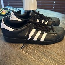 Adidas Size 13. Superstar Core Black for sale  Shipping to South Africa