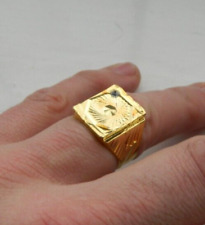 Mens gold tone for sale  WREXHAM
