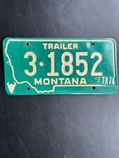 1974 montana license for sale  Merrick