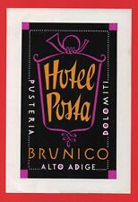 Etichetta hotel brunico usato  Bologna