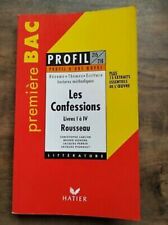 Oeuvre confessions livres d'occasion  Joinville