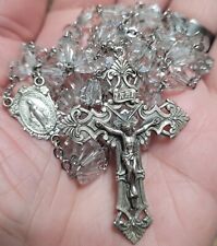 beads silver rosary sterling for sale  San Fernando