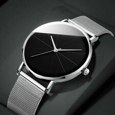 Usado, Relojes clásicos de cuarzo ultrafinos minimalistas delgados con correa de acero inoxidable para hombre segunda mano  Embacar hacia Argentina