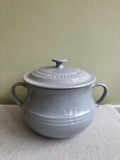 Creuset pale grey for sale  ILKESTON