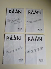 IKEA RAAN Instrukcja montażu Montaż Instalacja Uchwyty łazienkowe Uchwyt na ręczniki, używany na sprzedaż  Wysyłka do Poland
