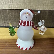 Acrylic snowman holding for sale  Monee