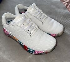 Tênis atlético masculino No Bull Shoes feminino tamanho 8 branco com solas florais 6.5 comprar usado  Enviando para Brazil