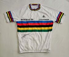 Camiseta de ciclismo Tour de France 1981 campeão mundial assinada por Bernard Hinault *PROVA* comprar usado  Enviando para Brazil