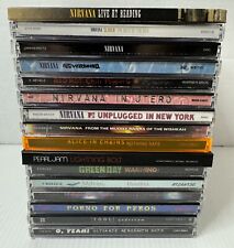 Usado, Lote de 16 CDs de música rock & roll Nirvana Tool Green Day Pearl Jam Chili Peppers comprar usado  Enviando para Brazil