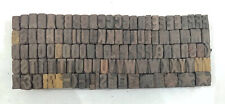 Vintage Letterpress wood/wooden printing type blocks typography 112pc 14mm#TP106 for sale  Shipping to South Africa