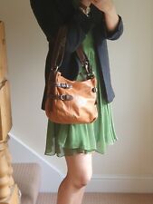 tan leather hobo bag for sale  OSWESTRY