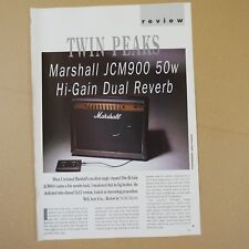 Usado, vintage 8x11 magazine cutting MARSHALL JCM900 50w review , 1991 , 2sides comprar usado  Enviando para Brazil