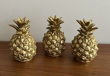 Golden pineapple ornament for sale  CLEVEDON