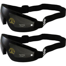 2 PAIR OF Birdz Wing Skydive Sky Diving Goggles Smoked Lens UV400 for sale  Shipping to South Africa