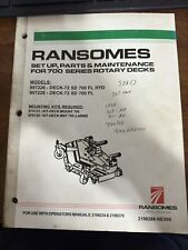 Ransomes 700 series for sale  Mandeville