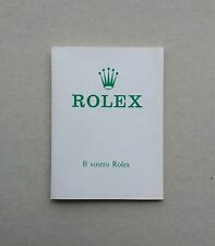 Rolex booklet libretto usato  Corropoli