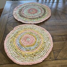 Handmade round crocheted for sale  Mena