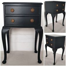 A Pair Of Antique Painted Walnut Bedside Cabinets, Edwardian Bedside Tables. for sale  Shipping to South Africa