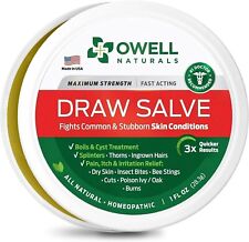 OWELL NATURALS Drawing Salve Ointment 1oz, Ingrown Hair Treatment, Boil & Cyst for sale  Shipping to South Africa