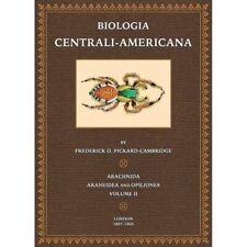 Biologia Centrali-Americana - Arachnida, Araneida and Opiliones - Volume II Pick segunda mano  Embacar hacia Argentina
