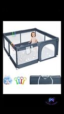 Baby Playpen for Babies and Toddlers: Baby Plan Pen with Anti-Collision, used for sale  Shipping to South Africa