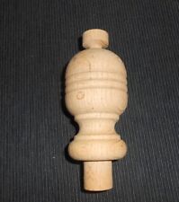  Poste de coluna de madeira maciça arquitetônica acabamento arredondado, usado comprar usado  Enviando para Brazil