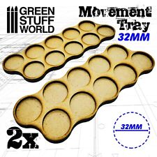 Bandejas de movimento de MDF 10 x 32 mm - Warhammer Miniatures Scenery GSW comprar usado  Enviando para Brazil