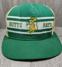 Chapéu de time de beisebol Butte Rats Montana Trucker malha verde amarelo Snapback raro!  comprar usado  Enviando para Brazil
