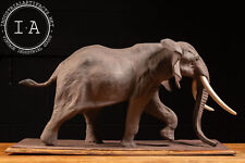 Large wooden elephant for sale  USA