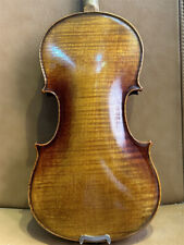Violino profissional feito à mão sólido tamanho 4/4 peça única traseira com bom som vídeo comprar usado  Enviando para Brazil