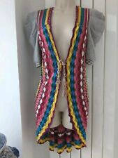 Desigual crochet cardigan for sale  LONDON