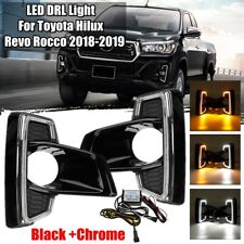 Luz de circulação diurna LED para Toyota Hilux Revo Rocco 2018 2019 lâmpada de neblina DRL comprar usado  Enviando para Brazil