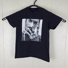 Snoop Dogg Shirt Men Small Black Graphic Crew Neck Short Sleeve Stretch Pullover for sale  Shipping to South Africa